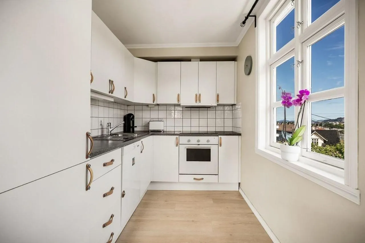 卑爾根Panoramic Flat & Garden, Free Parking 12 Minutes Walking!公寓 0*, 卑爾根 挪威